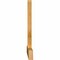 Ekena Millwork Portland Rough Sawn Timber Gable Bracket, Western Red Cedar, 96"W x 28"H x 2"D x 4"F, 7/12 Pitch GBW096X28X0204POR00RWR - alternate 2